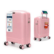 4FLY Leichter Hartschalen-Handgepäckkoffer (35L) - Rosa