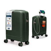 4FLY Leichter Hartschalen-Handgepäckkoffer (35L) - Olivgrün