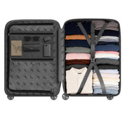 4FLY Leichter Hartschalen-Reisekoffer 75cm (90L) - Grau