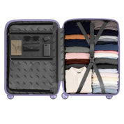 4FLY Leichter Hartschalen-Reisekoffer 3er Set - Helllila