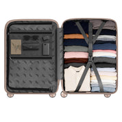 4FLY Leichter Hartschalen-Reisekoffer 65cm (60L) - Khaki