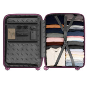 4FLY Leichter Hartschalen-Reisekoffer 65cm (60L) - Lila
