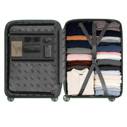 4FLY Leichter Hartschalen-Reisekoffer 3er Set - Olivgrün