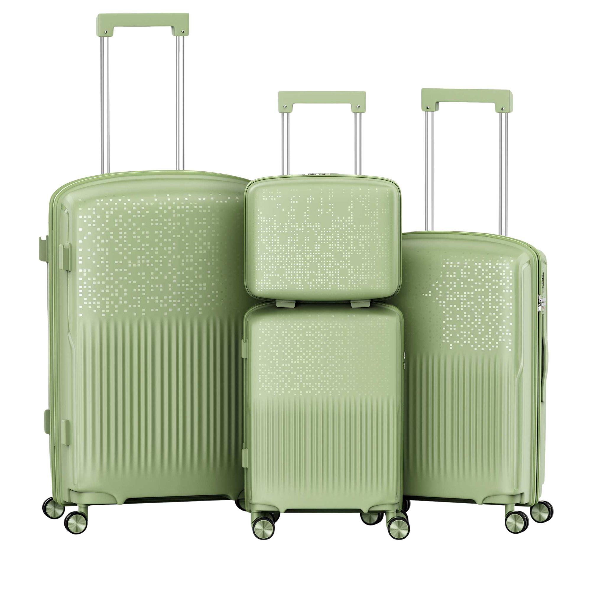 4FLY Pixel Leichter Hartschalen-Reisekoffer (4er Set)