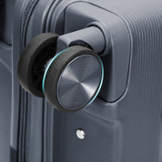 4FLY Leichter Hartschalen-Handgepäckkoffer (35L) - Blau