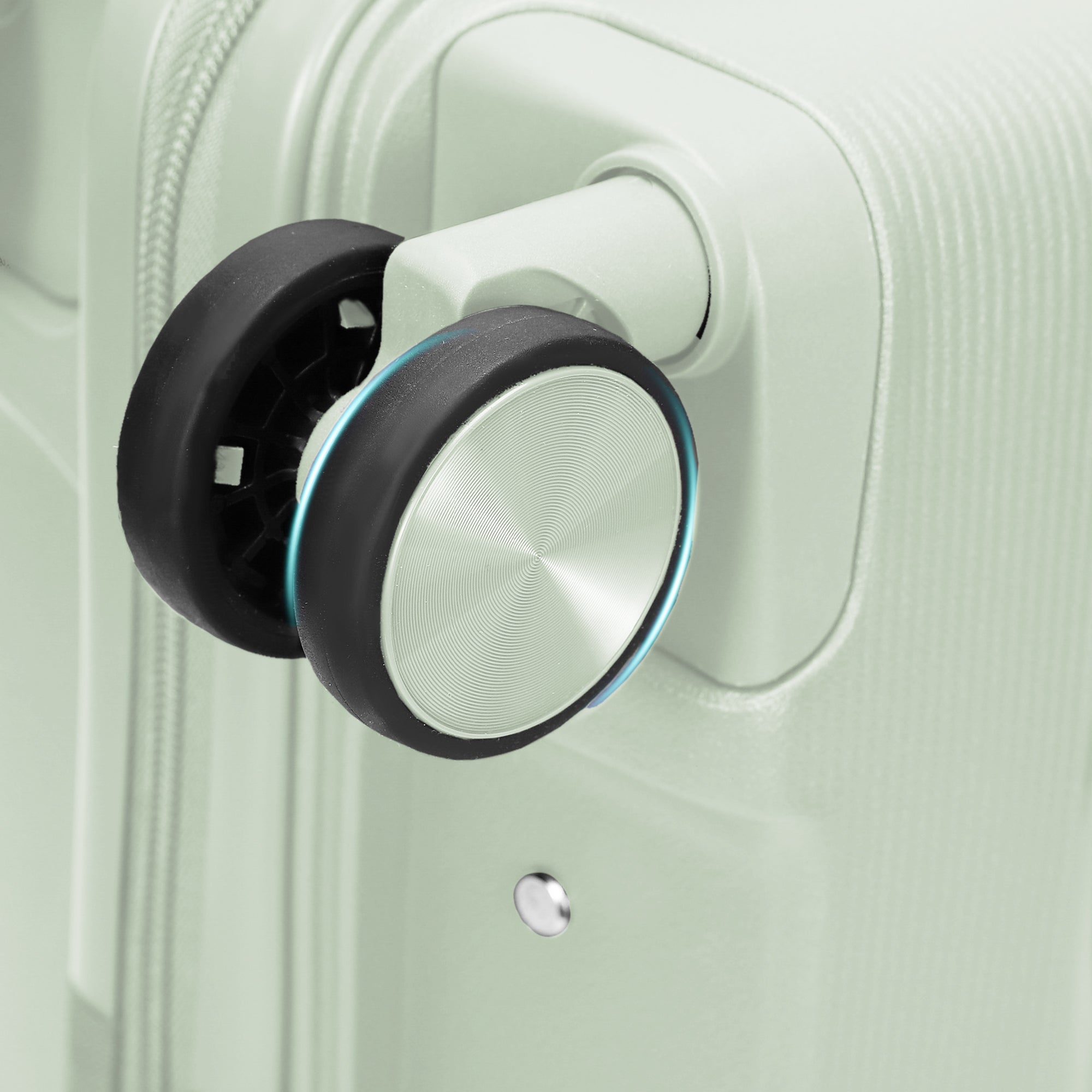 4FLY Leichter Hartschalen-Handgepäckkoffer (35L) - Hellgrün