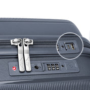 4FLY Leichter Hartschalen-Handgepäckkoffer (35L) - Blau