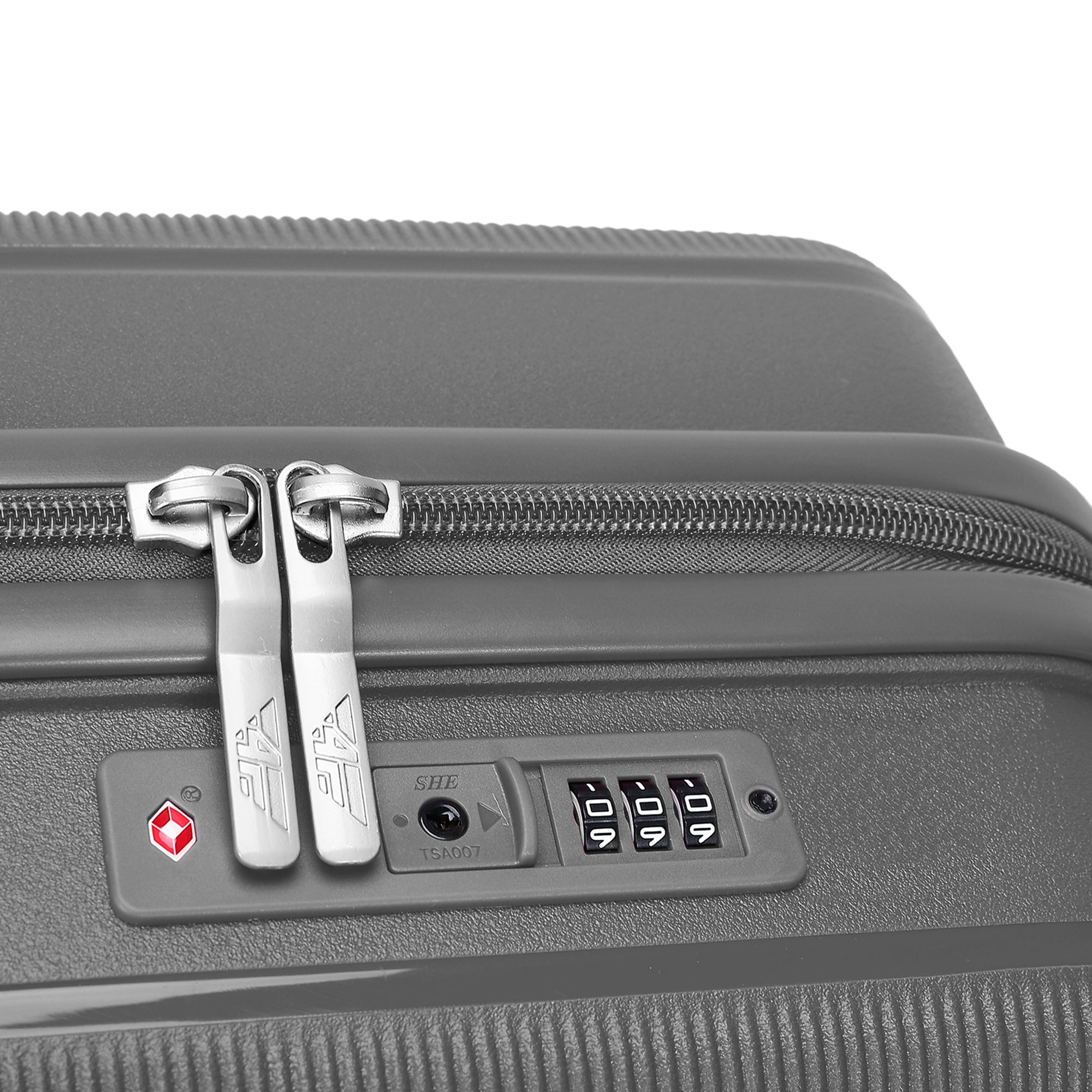 4FLY Leichter Hartschalen-Reisekoffer 75cm (90L) - Grau