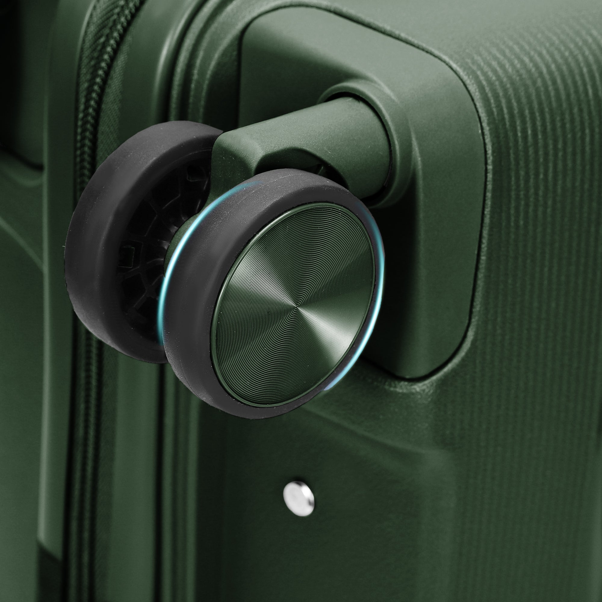 4FLY Leichter Hartschalen-Handgepäckkoffer (35L) - Olivgrün