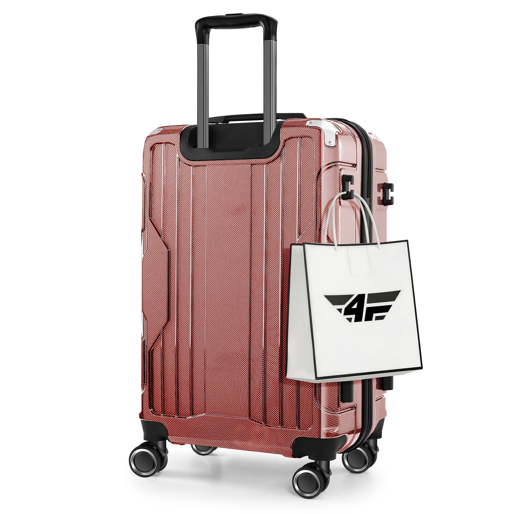 4FLY Carbo Aluminium-Rahmen Hartschalen-Reisekoffer (3er Set)