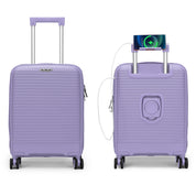 4FLY Leichter Hartschalen-Reisekoffer 3er Set - Helllila