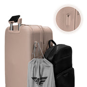 4FLY Leichter Hartschalen-Reisekoffer 65cm (60L) - Khaki