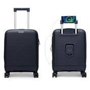 4FLY Leichter Hartschalen-Handgepäckkoffer (35L) - Dunkelblau