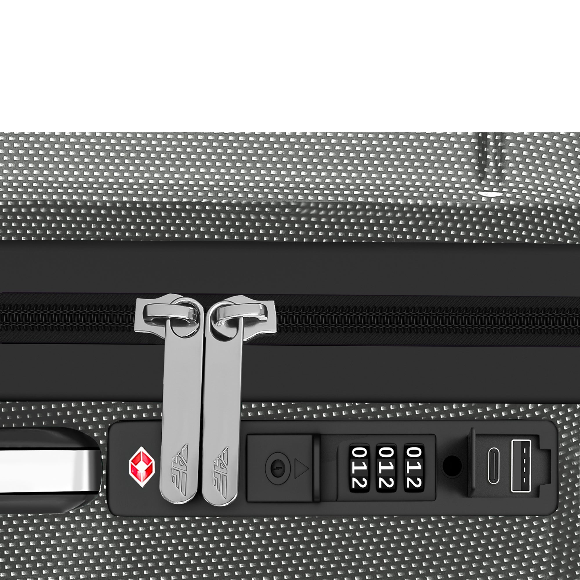 4FLY Carbo Aluminium-Rahmen Hartschalen-Reisekoffer (3er Set)