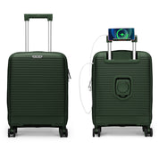 4FLY Leichter Hartschalen-Handgepäckkoffer (35L) - Olivgrün