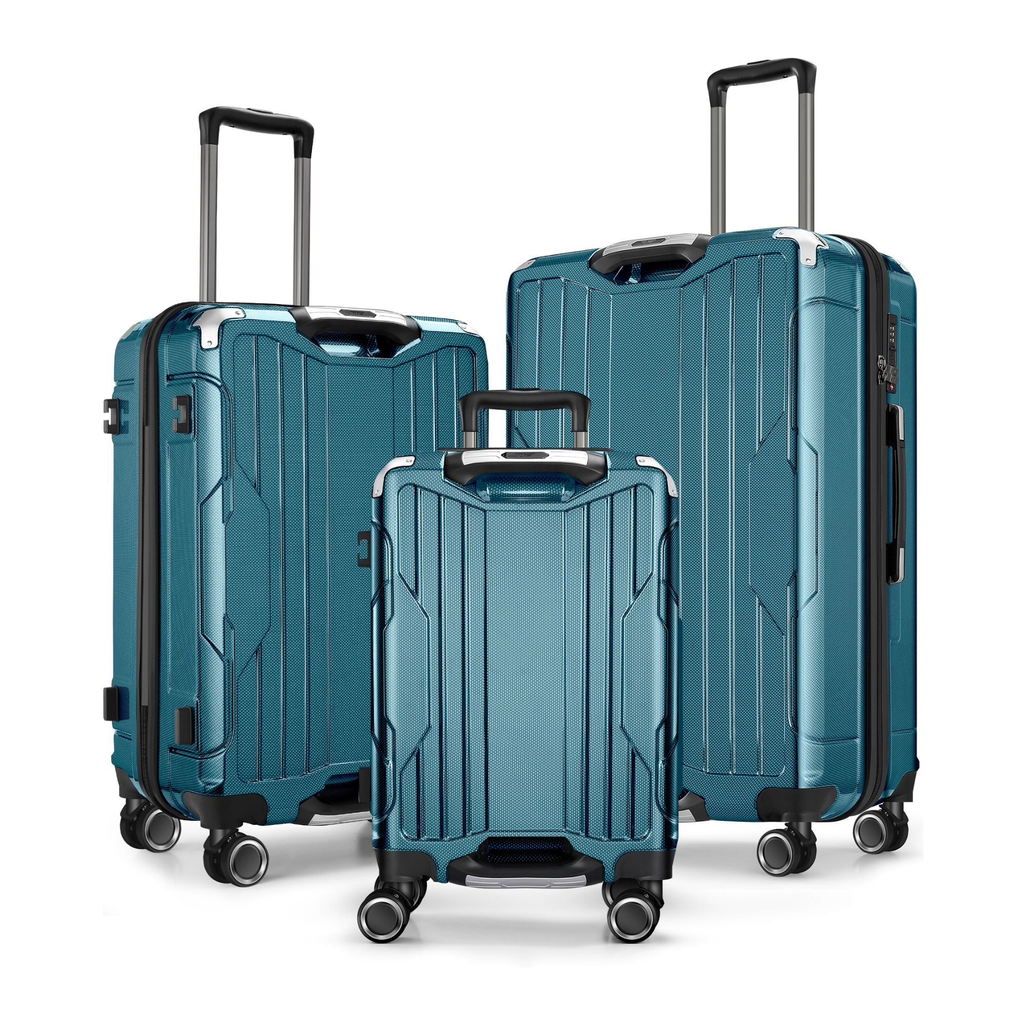4FLY Carbo Aluminium-Rahmen Hartschalen-Reisekoffer (3er Set)